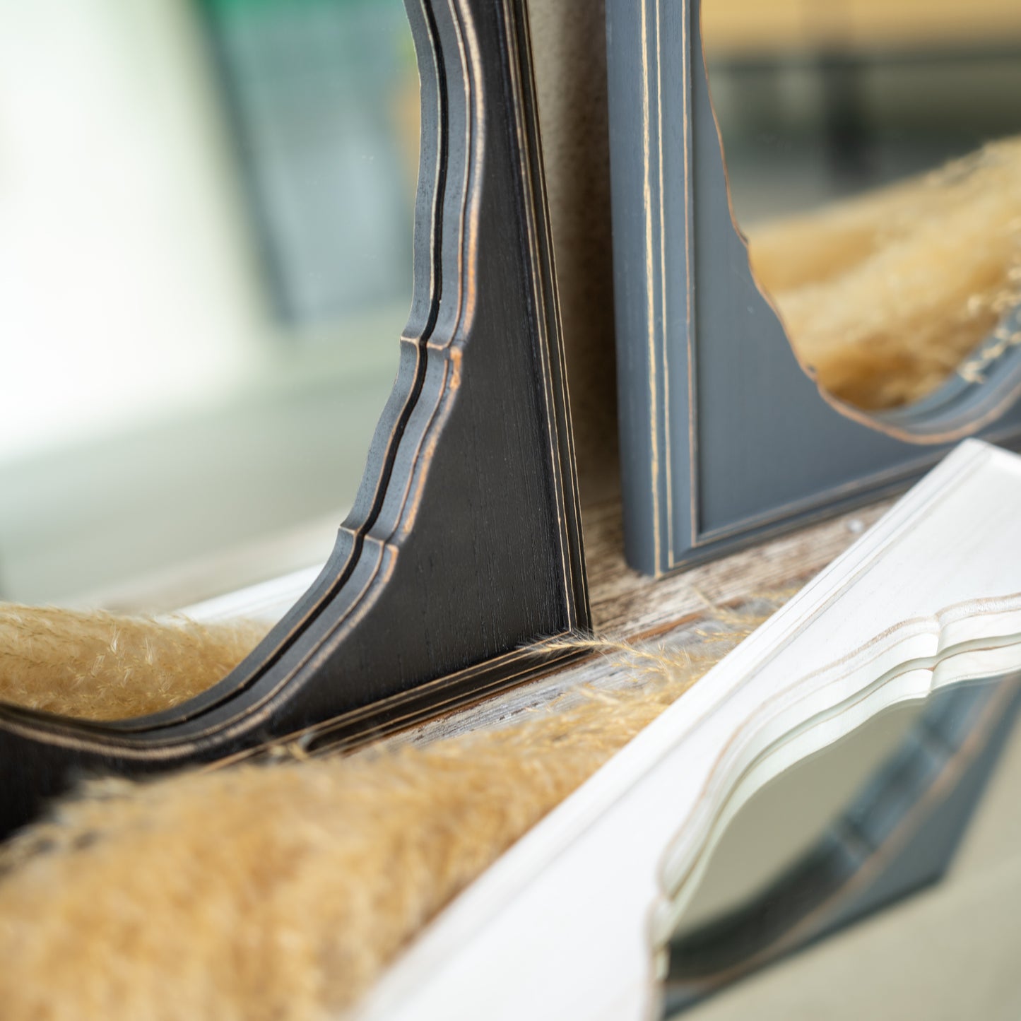 Teak Wood Mirror