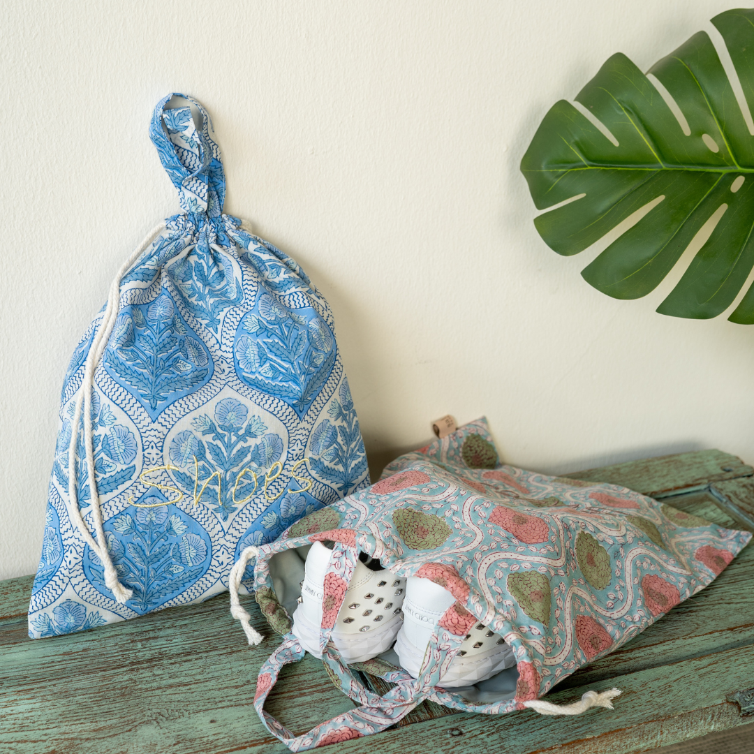 Blockprint Shoes case