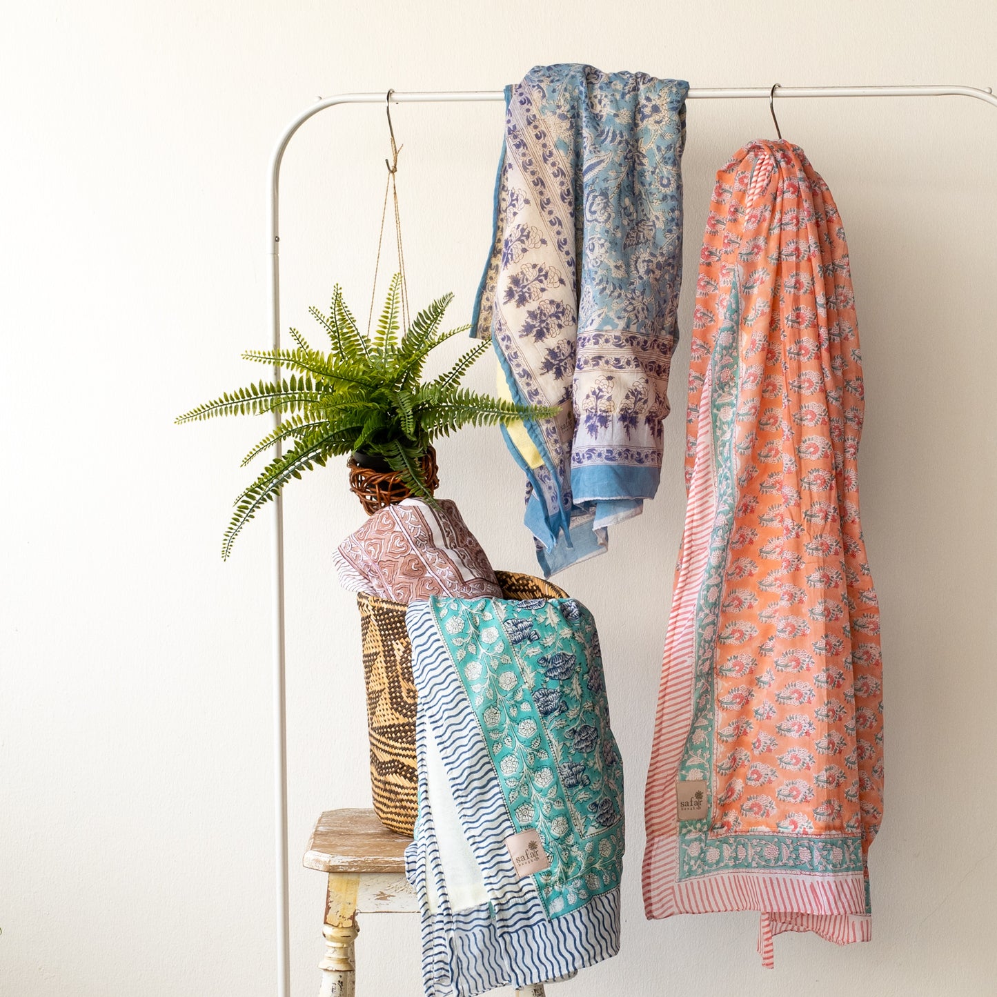 Blockprint Towelket