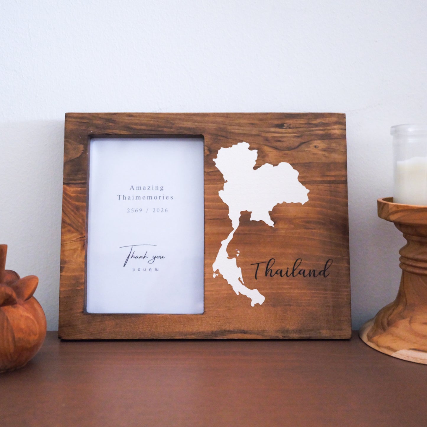 Thai Map Photo Frame