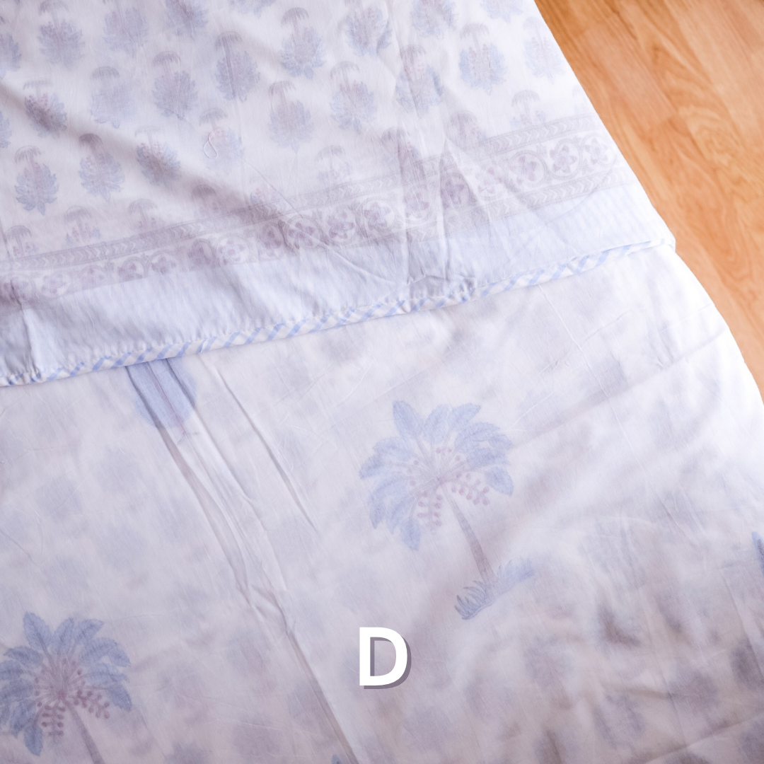 Blockprint Dohar Blanket