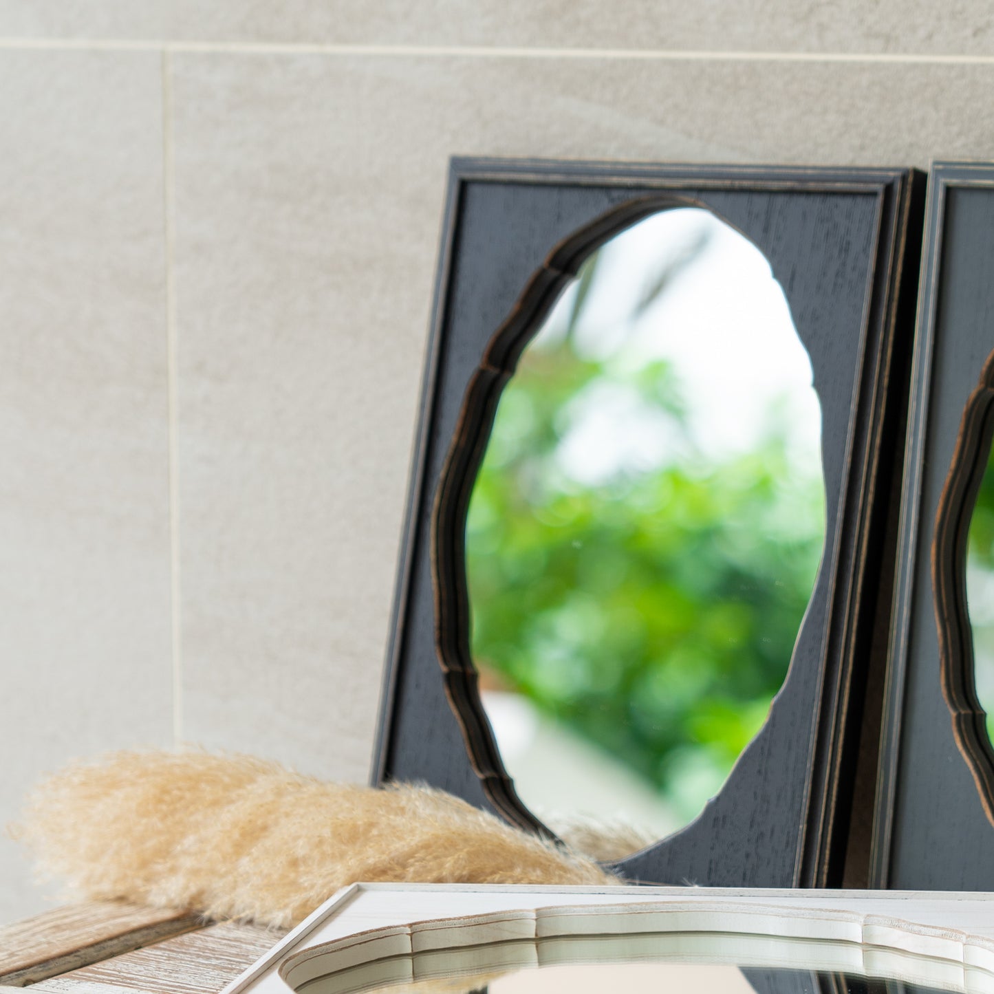 Teak Wood Mirror