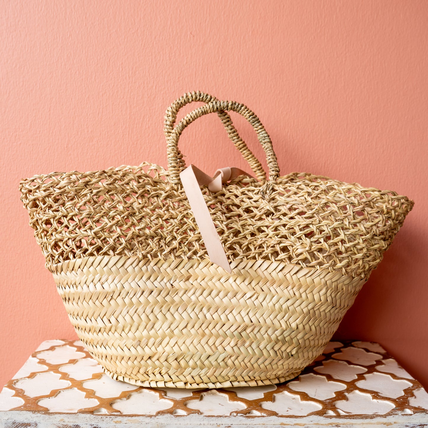 Lace Moroccan basket