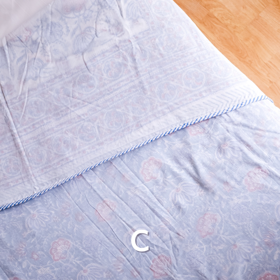 Blockprint Dohar Blanket