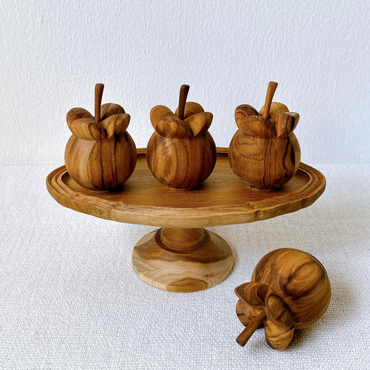 Teak Mangosteen Obje